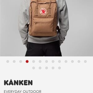 Fjallraven Kanken Tan Backpack